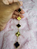 Black & Gold Kolorful Klover Bracelet – 15mm