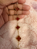 Burnt Red Kolorful Klover Bracelet – 13mm