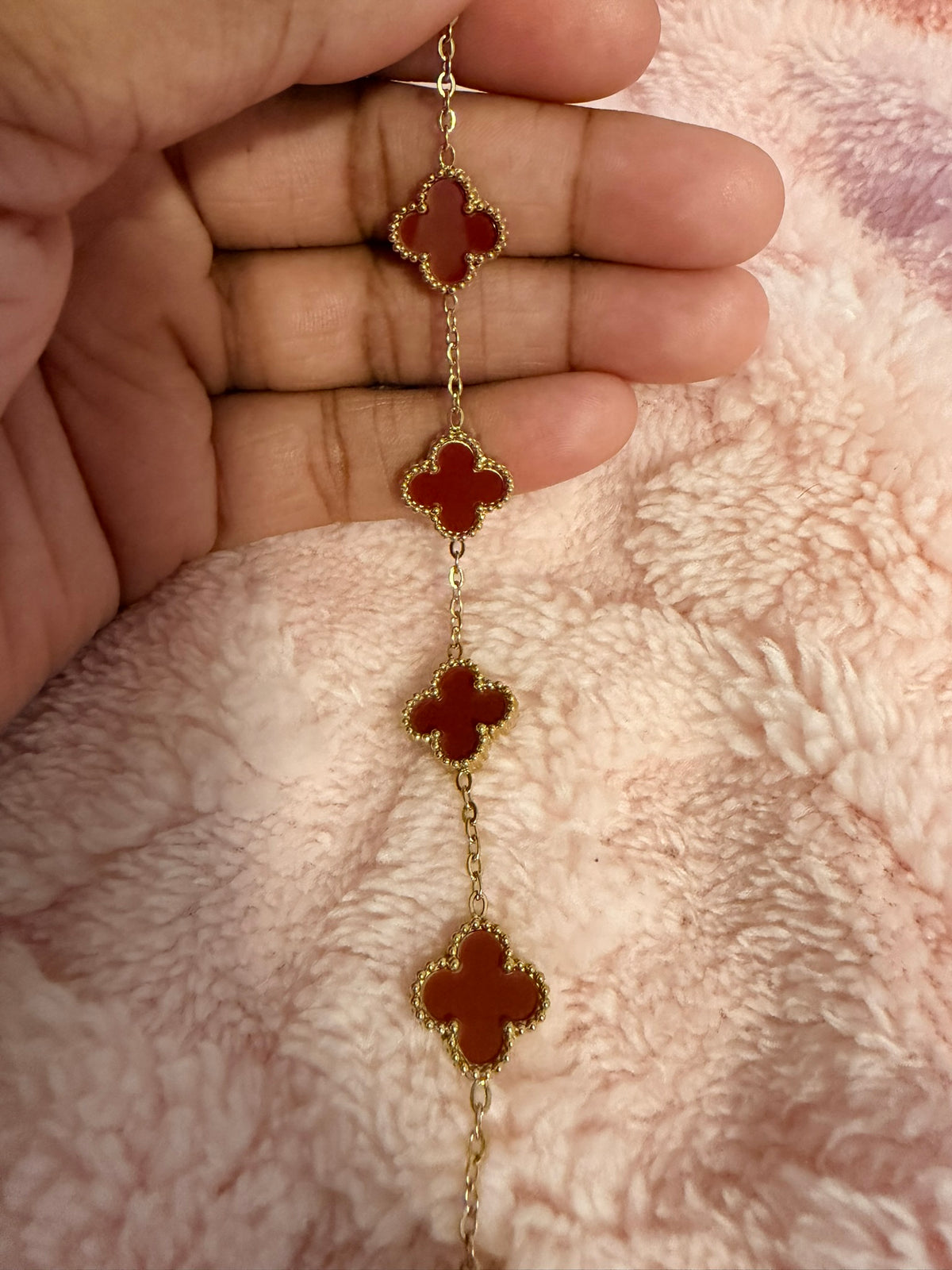 Burnt Red Kolorful Klover Bracelet – 13mm