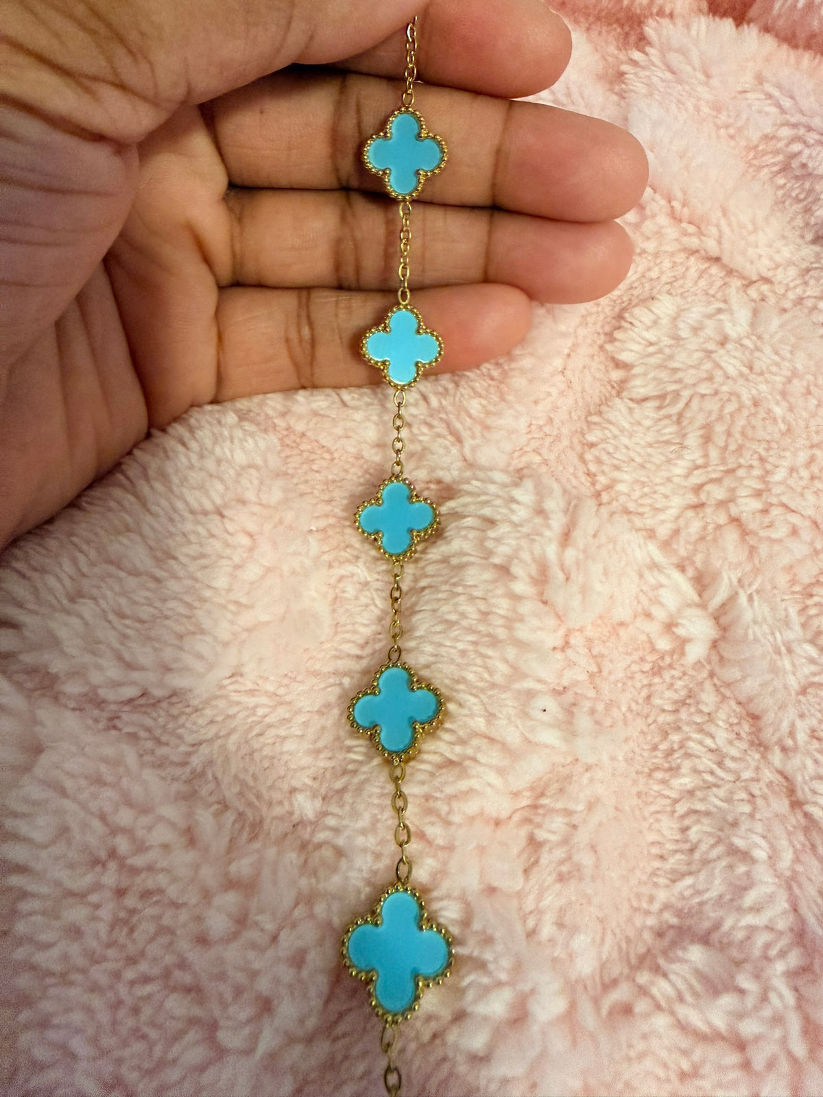 Sky Blue Kolorful Klover Bracelet – 13mm