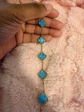 Electric Blue Kolorful Klover Bracelet – 13mm