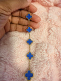 Royal Blue Kolorful Klover Bracelet – 13mm
