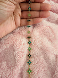 Emerald Mix Kaleidoscope Bracelet