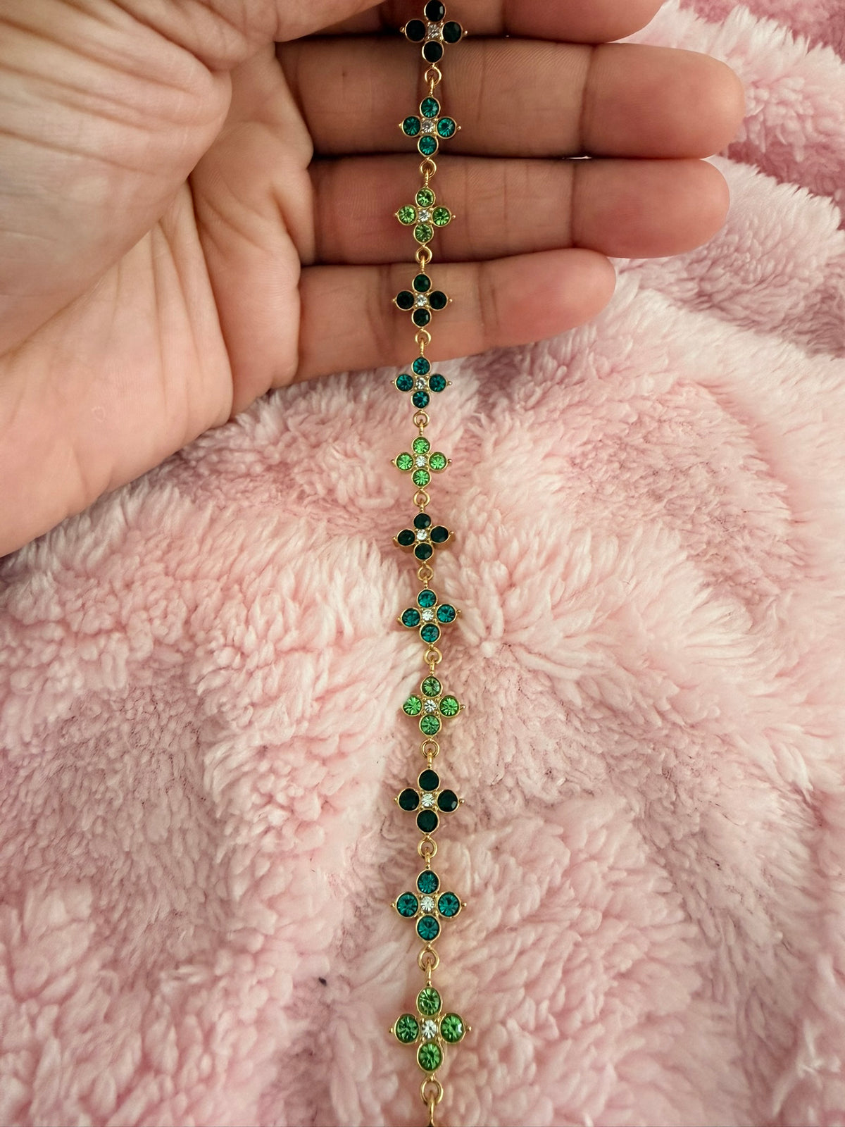 Emerald Mix Kaleidoscope Bracelet