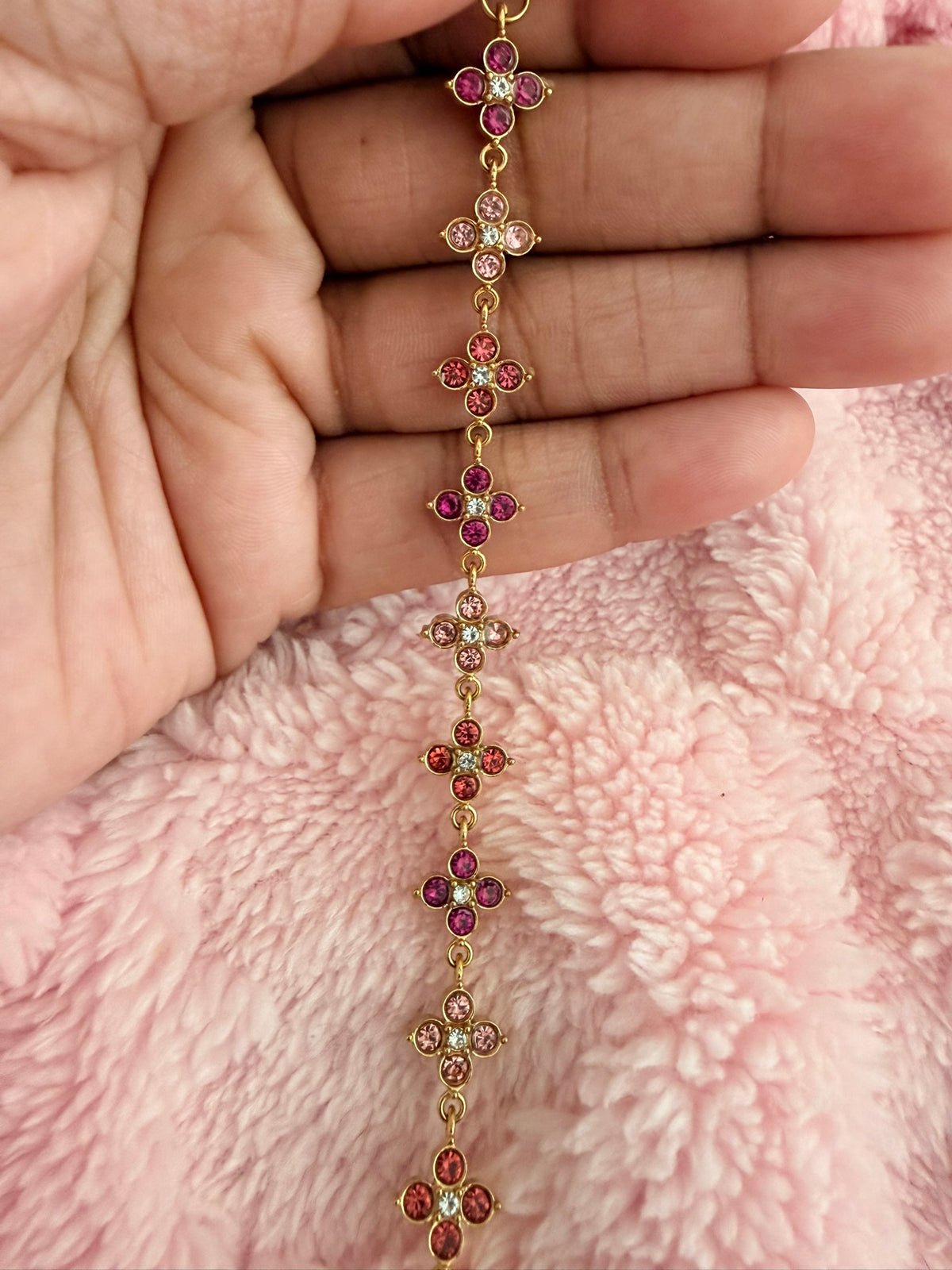 Berry Pink Kaleidoscope Bracelet