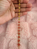 Pink & Gold Klover Kontrast Bracelet