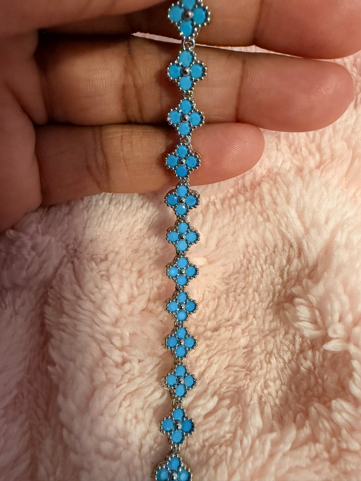 Sky Blue Silver Klassic Bracelet
