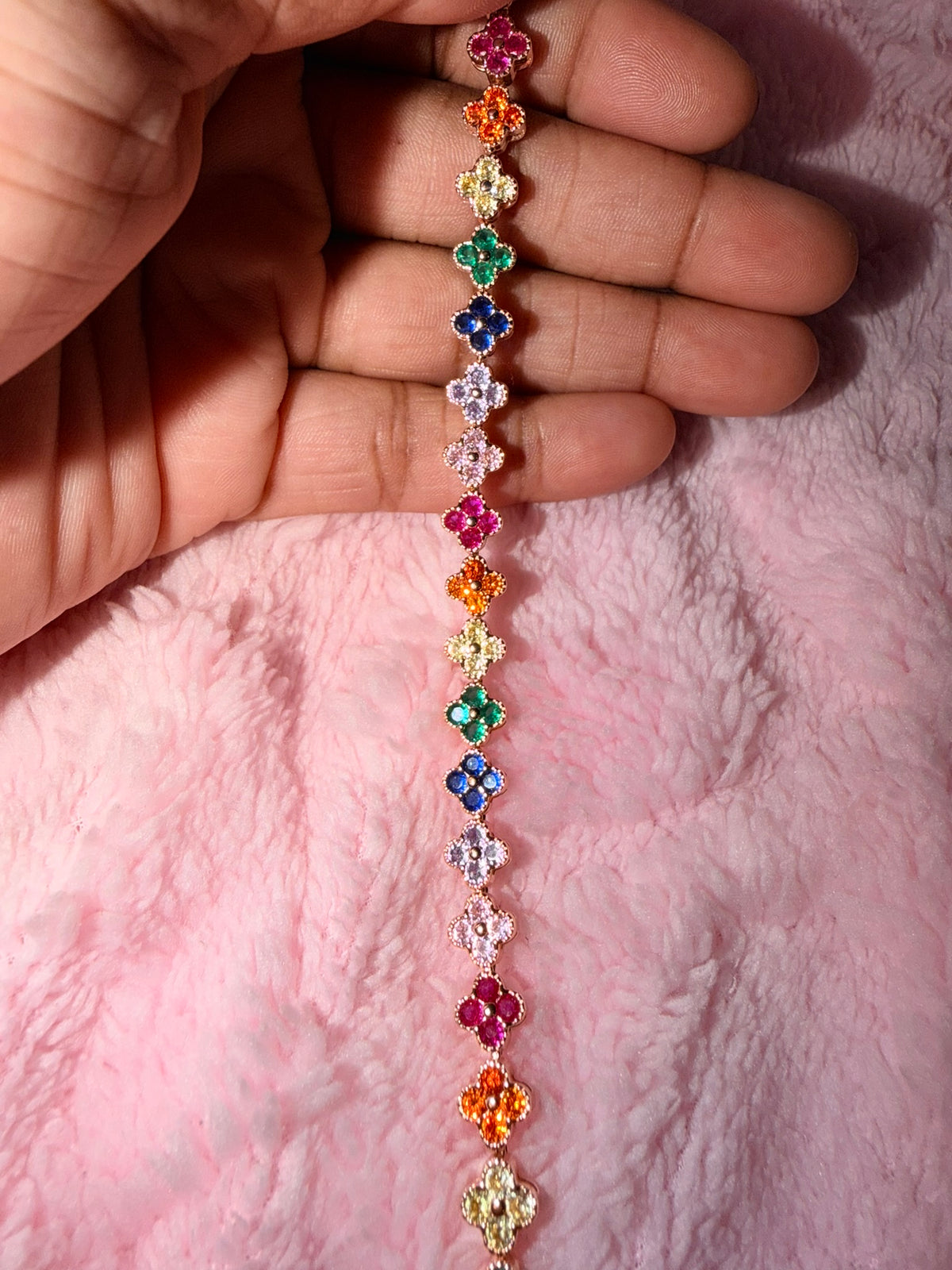Rose Gold Base Karat Bracelet