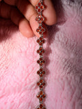 Blood Orange Silver Klassic Bracelet