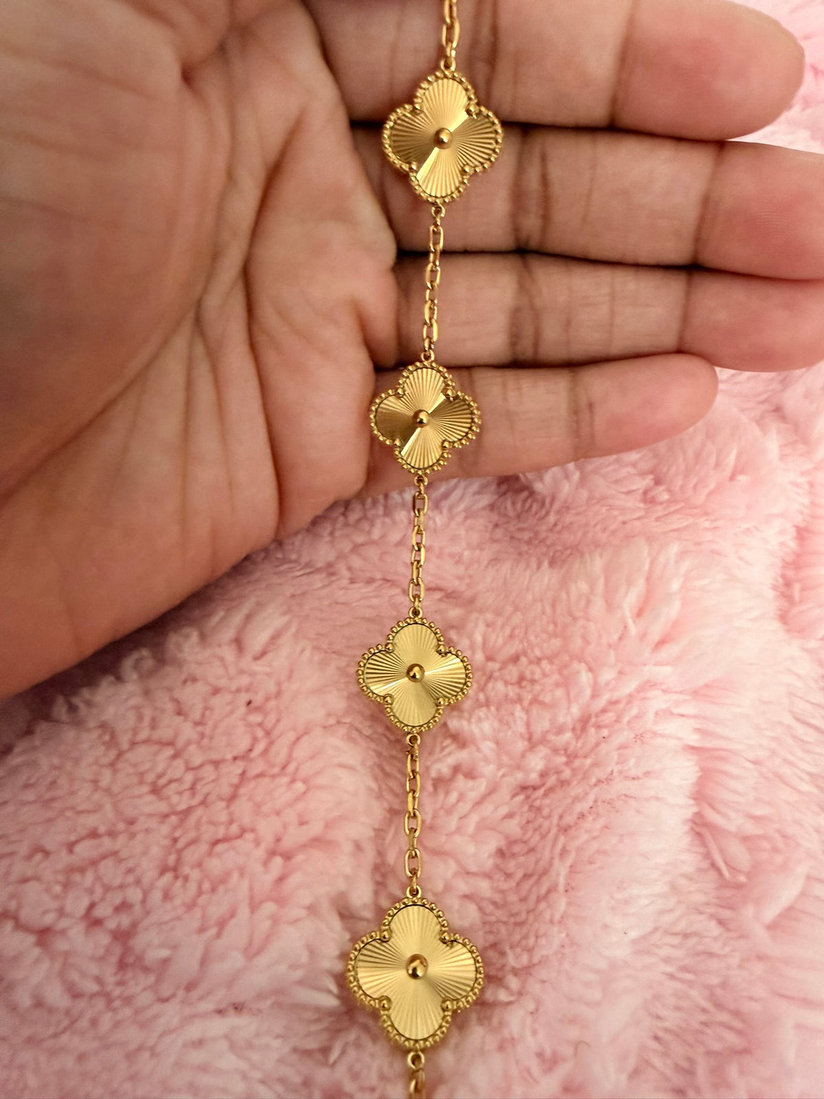 All Gold Kolorful Klover Bracelet – 15mm