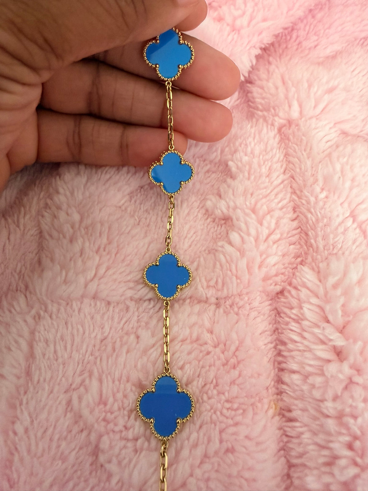 Royal Blue Kolorful Klover Bracelet – 15mm