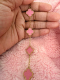 Bubble Gum Pink Kolorful Klover Bracelet – 15mm