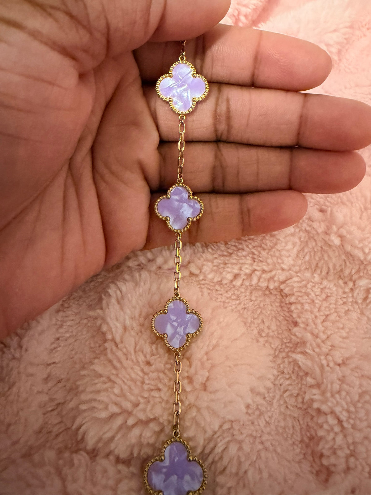 Lavender Kolorful Klover Bracelet – 15mm