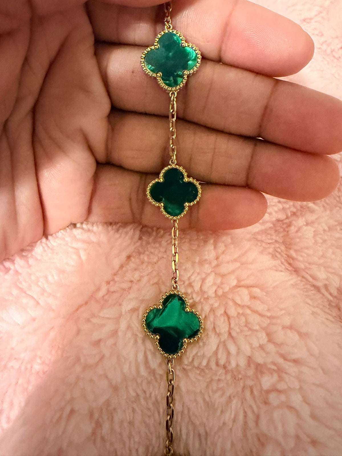 Emerald Green Kolorful Klover Bracelet – 15mm