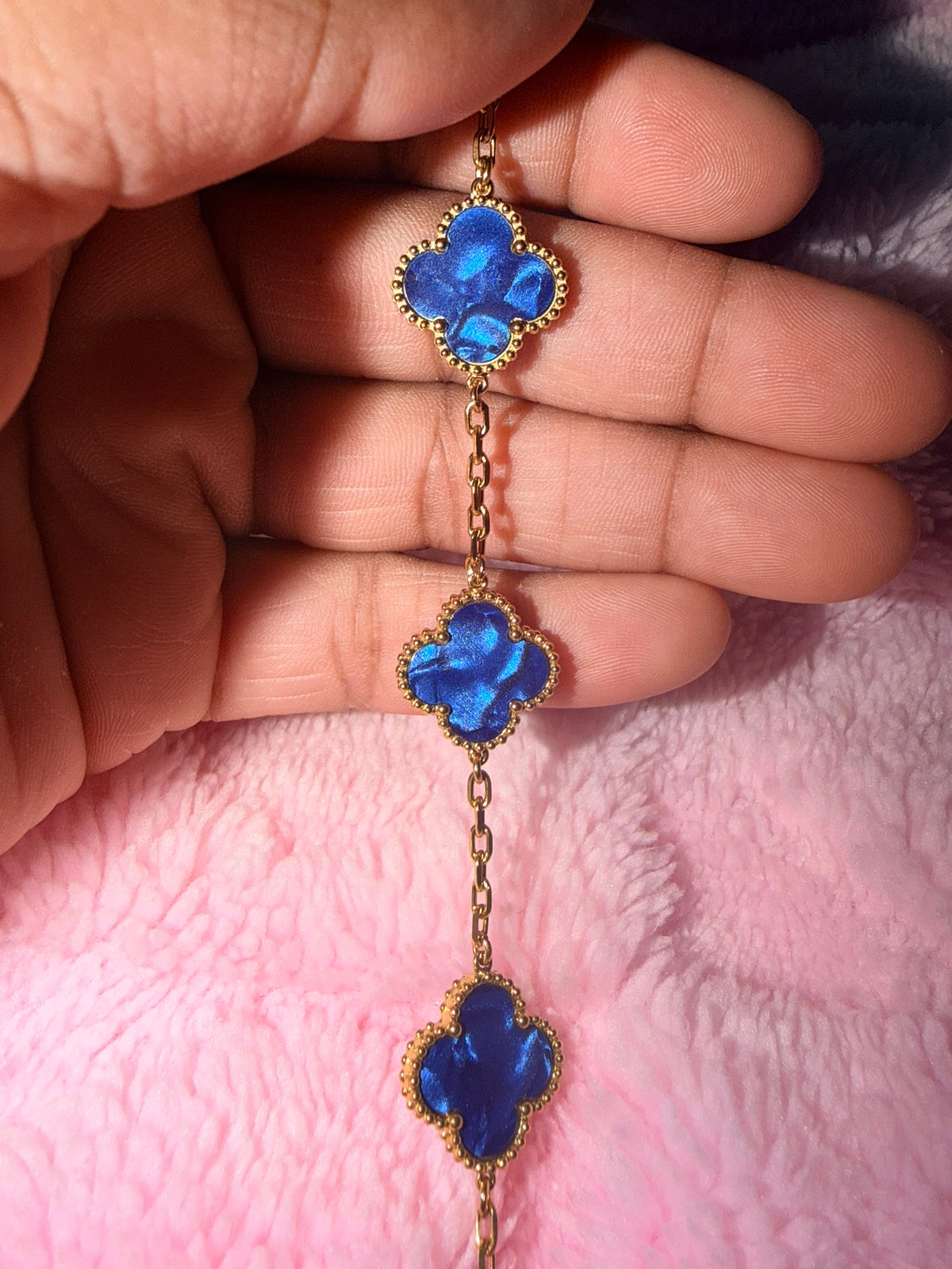 Electric Blue Kolorful Klover Bracelet – 15mm
