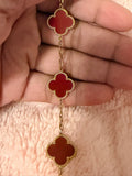 Maroon Kolorful Klover Bracelet – 15mm