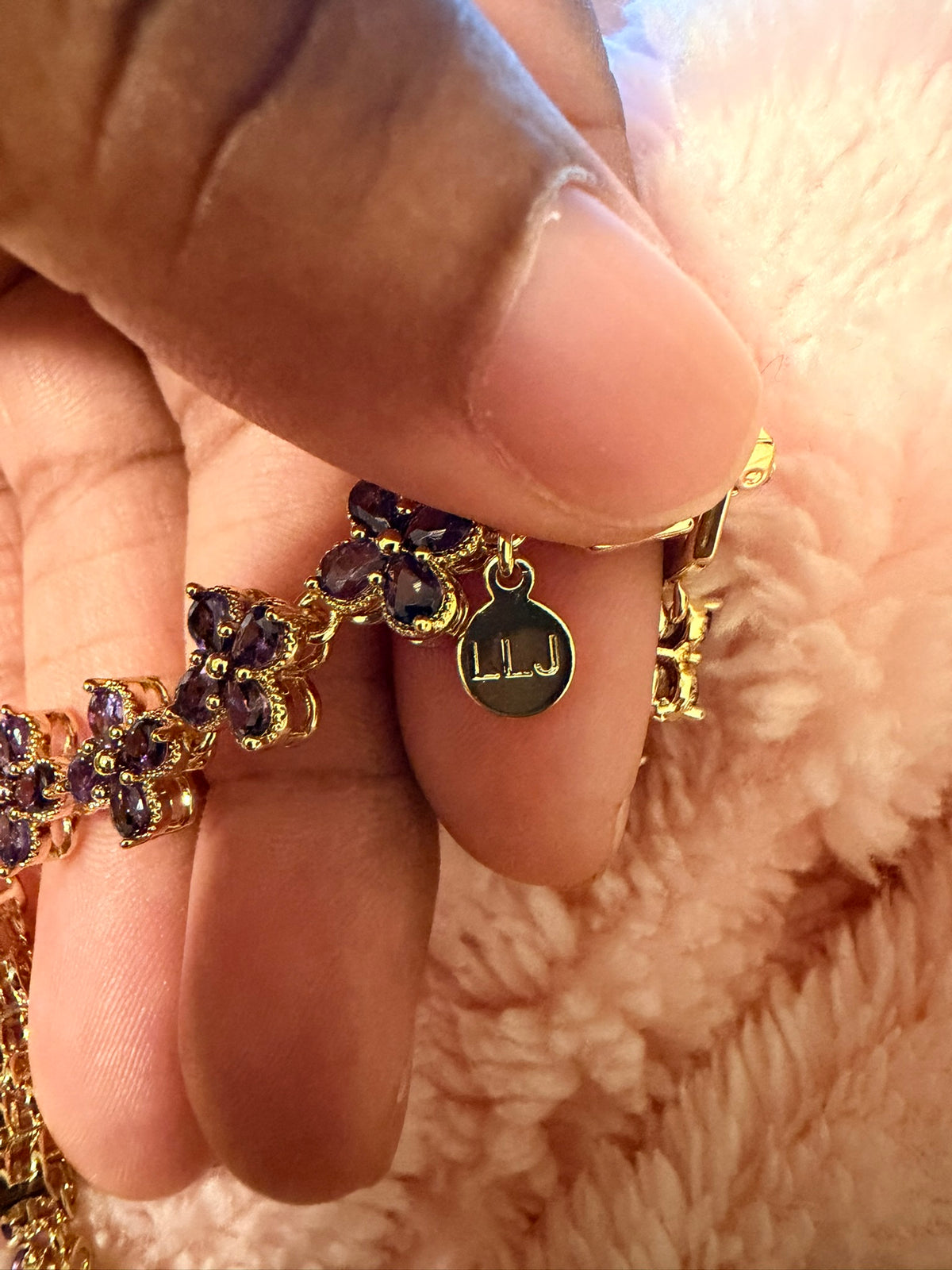 Violet Winter Kustum Klover Bracelet – 10mm