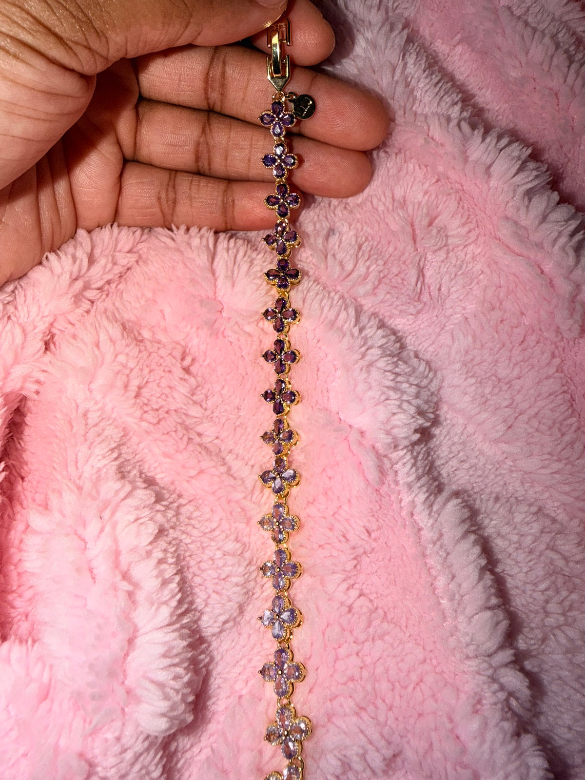 Violet Winter Kustum Klover Bracelet – 10mm