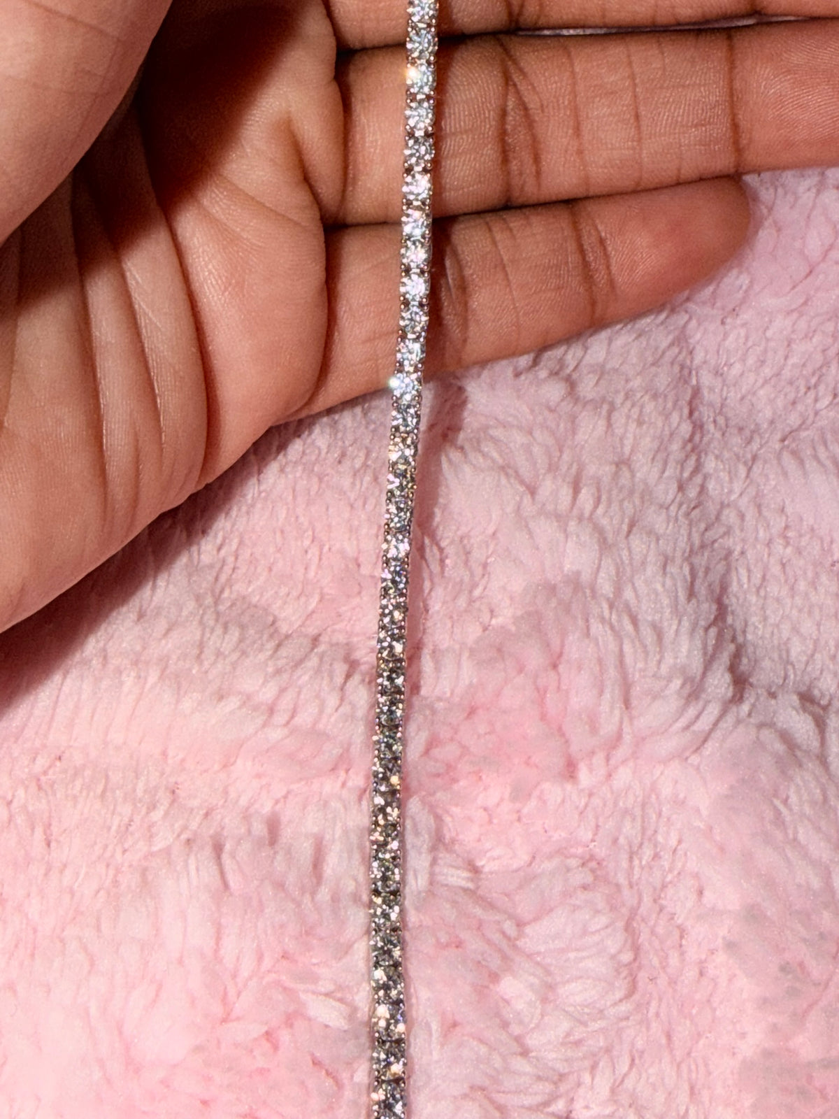 One of One Moissanite Kustum Bracelet – .10 Carat | S925